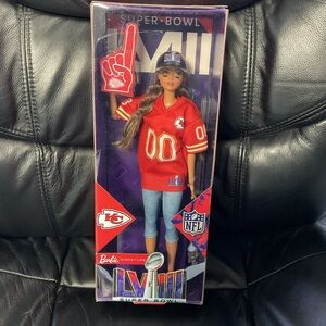 NFL Barbie K.C. Chiefs Super Bowl 2024 Collectible NIB